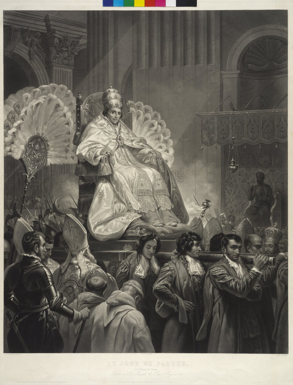 Papež Pius VII. od Jean Pierre Marie Jazet