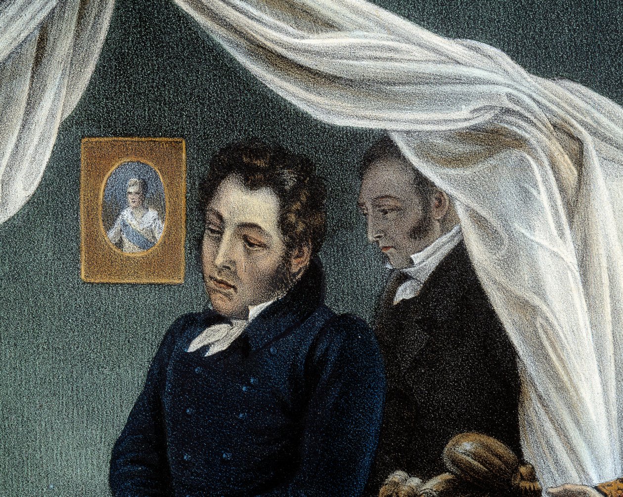 The Death of Napoleon, 5/05/1821 at Sainte Helene Detail reprezentující Louis Etienne Saint Denis známého jako 