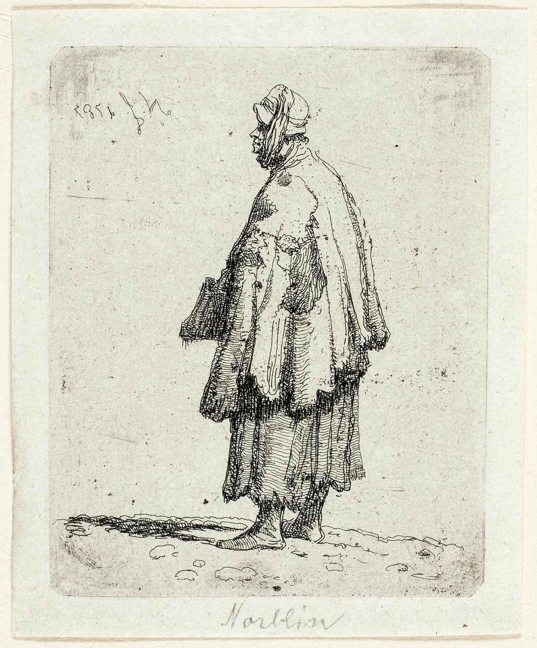 Žebračka od Jean Pierre Norblin de La Gourdaine