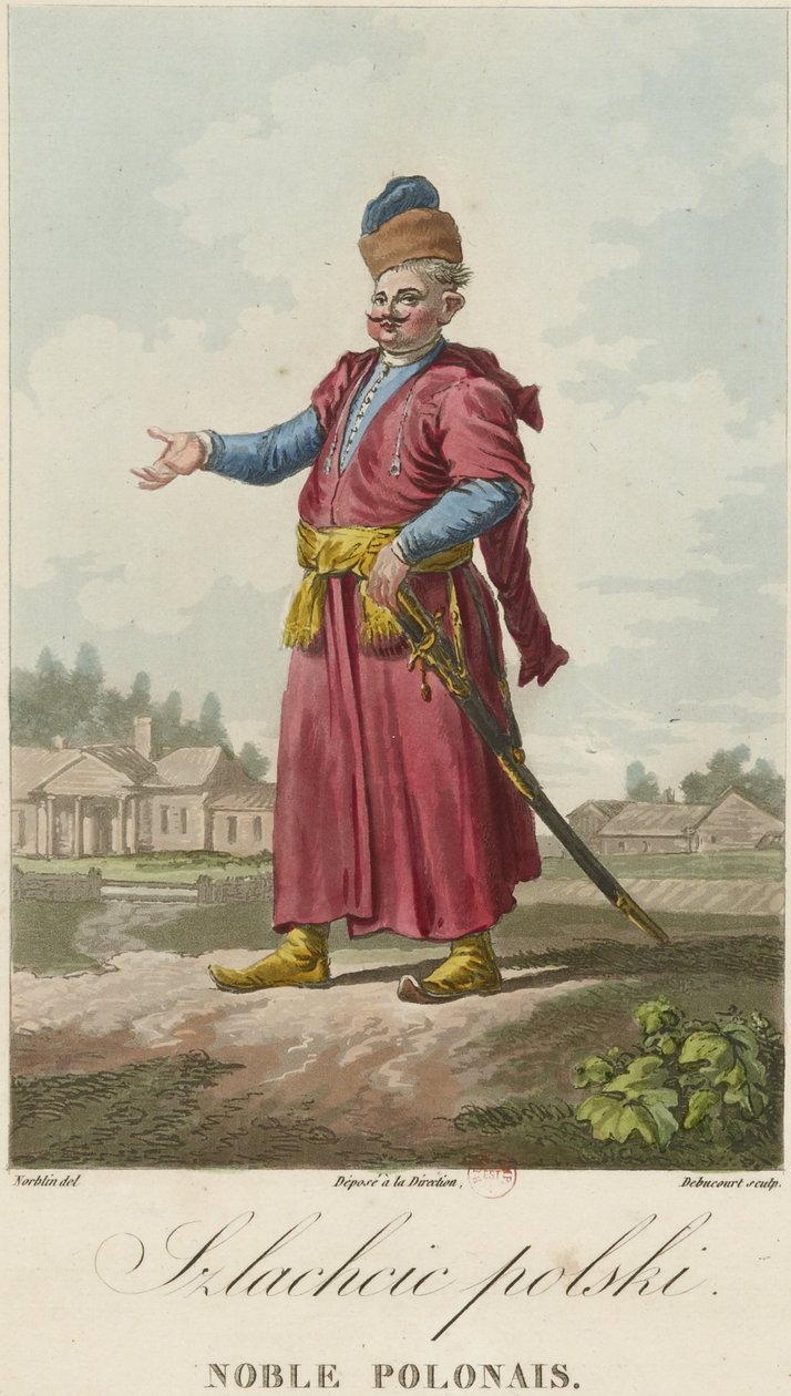 Polský šlechtic od Jean Pierre Norblin de La Gourdaine