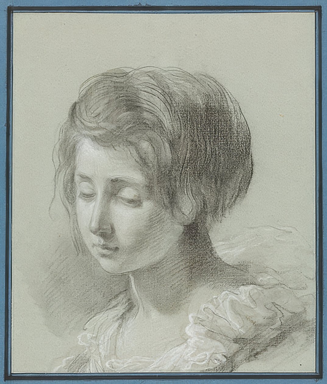 Portrét mladé ženy. Kolem roku 1781 od Jean Pierre Saint Ours