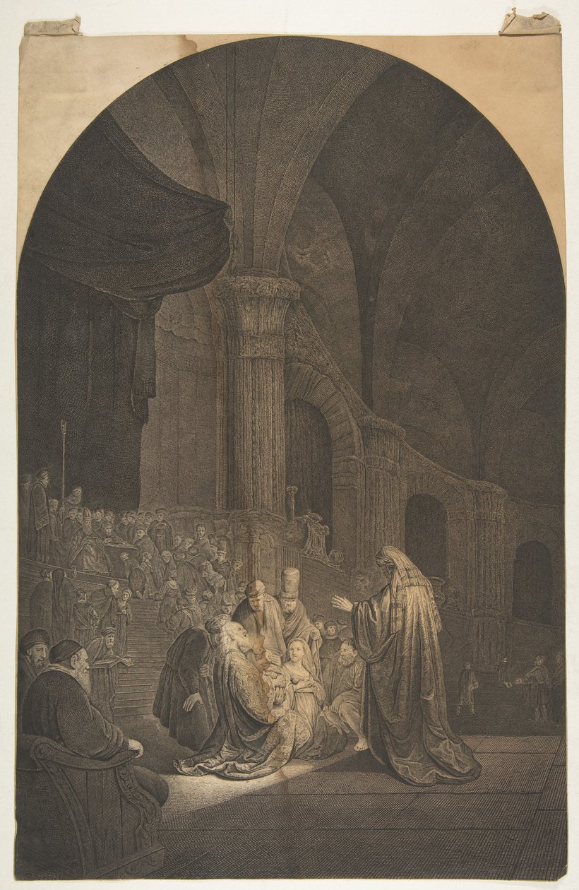 Simeon v chrámu.n.d. od Jean Pierre de Frey