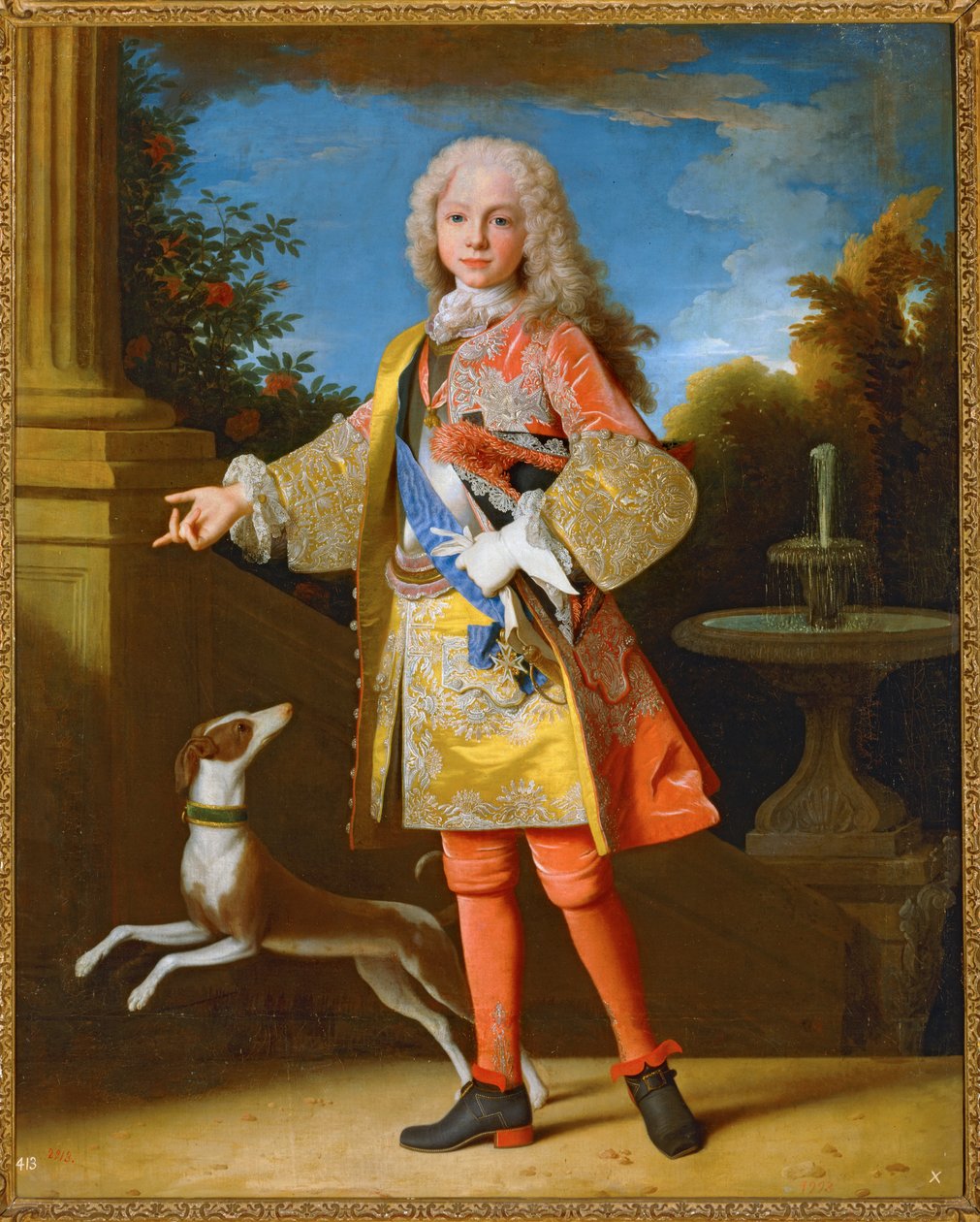 Ferdinand VI. španělský jako dítě ... (malba na plátně) od Jean Ranc