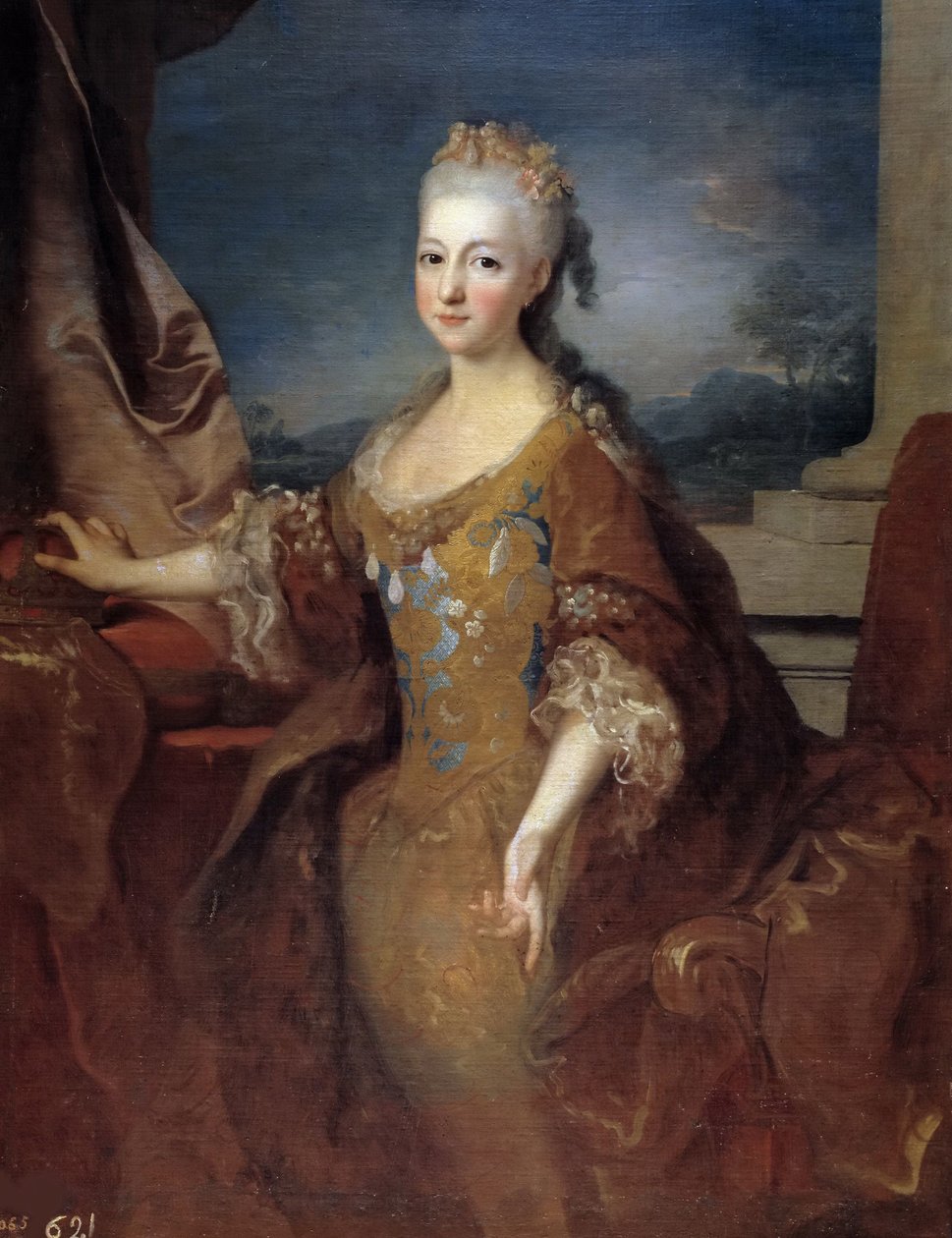 Louise Élisabeth dOrléans 1709-1742, španělská královna, 1724. od Jean Ranc
