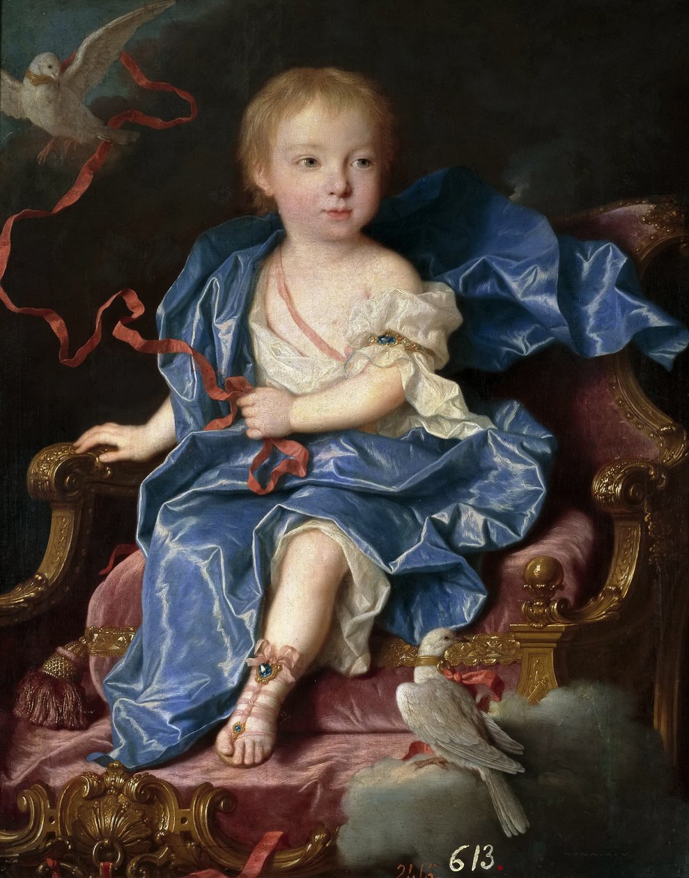 Maria Antonia Ferdinanda Španělská 1729-1785, budoucí královna Sardinie, 1731. od Jean Ranc