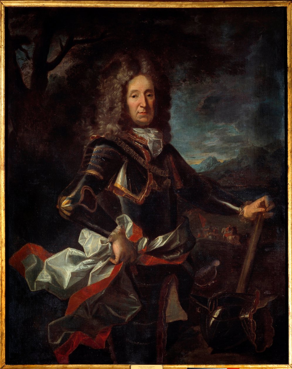 Portrét Karla Henriho de Lorraine, prince z Vaudemontu (1649-1723), syna Karla IV. Obraz Jean Ranc (1674-1735) od Jean Ranc