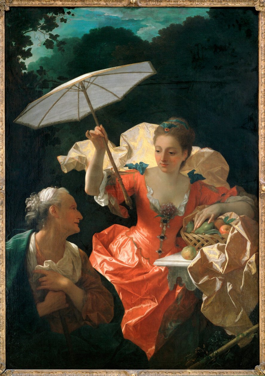 Vertumna a Pomona (malba na plátně) od Jean Ranc