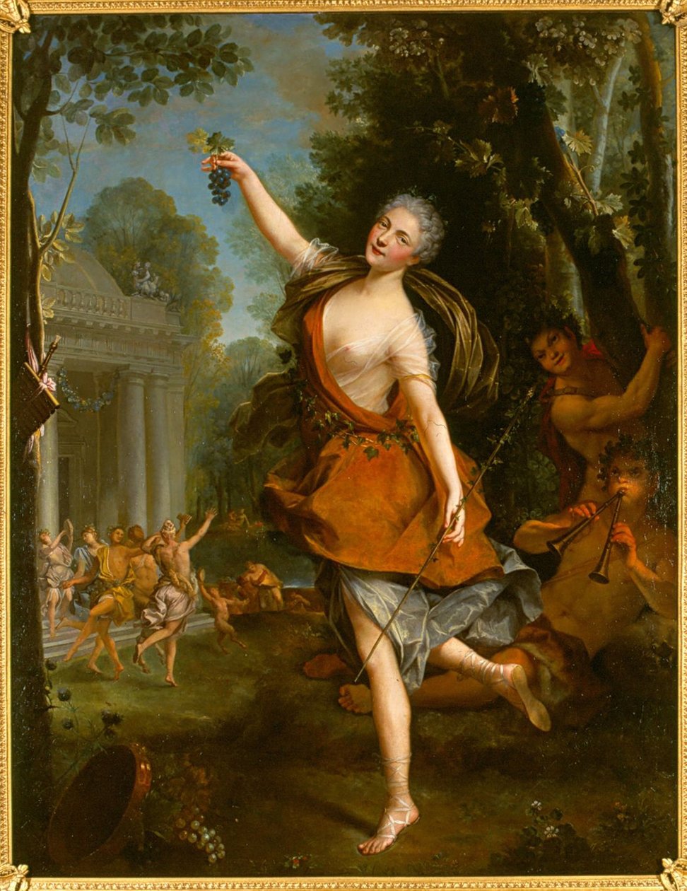 Françoise Prévost jako Philomèle v opeře Louis Lacoste od Jean Raoux