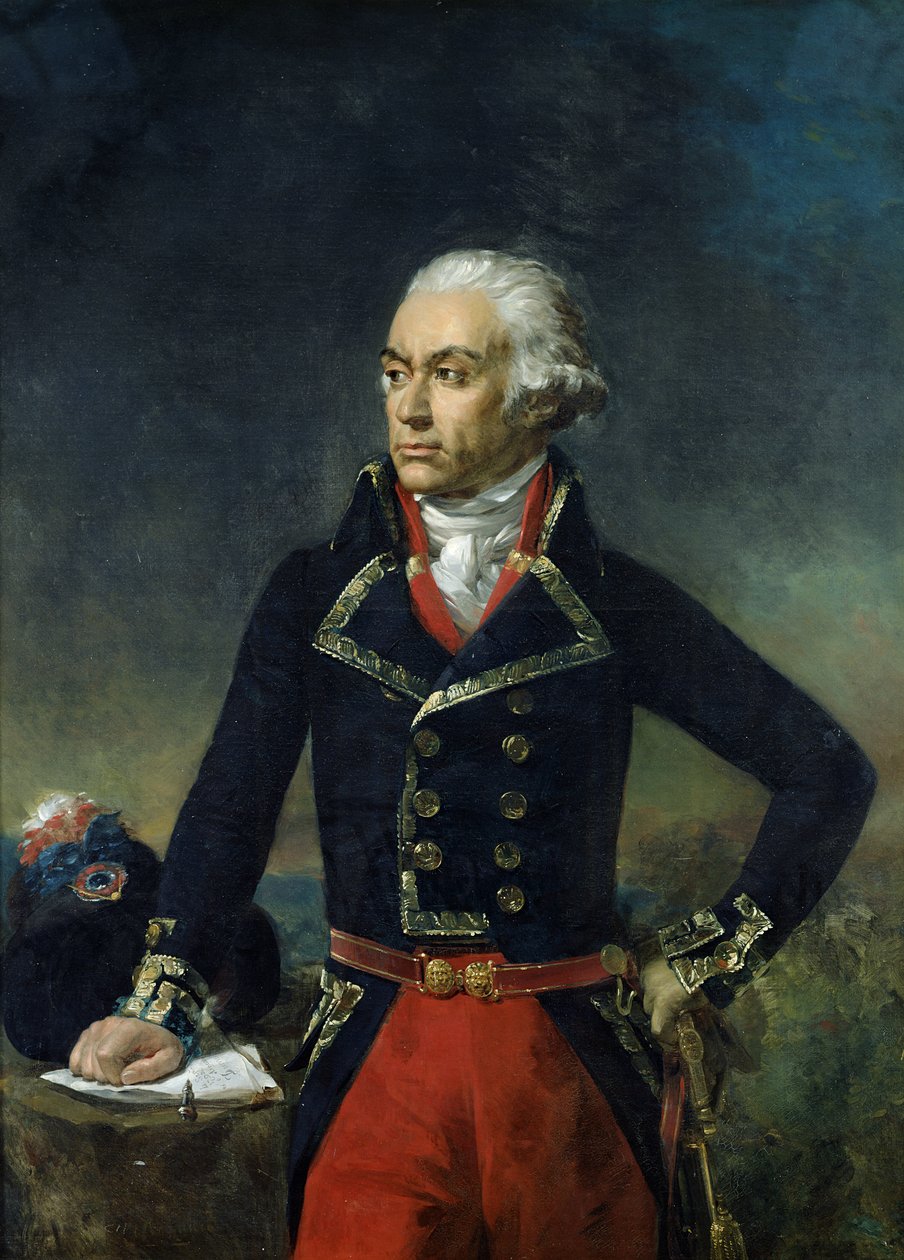 Charles-Francois du Perier Dumouriez (1739-1823) podle obrazu Jean Antoine Houdon, 1834 od Jean Sebastien Rouillard