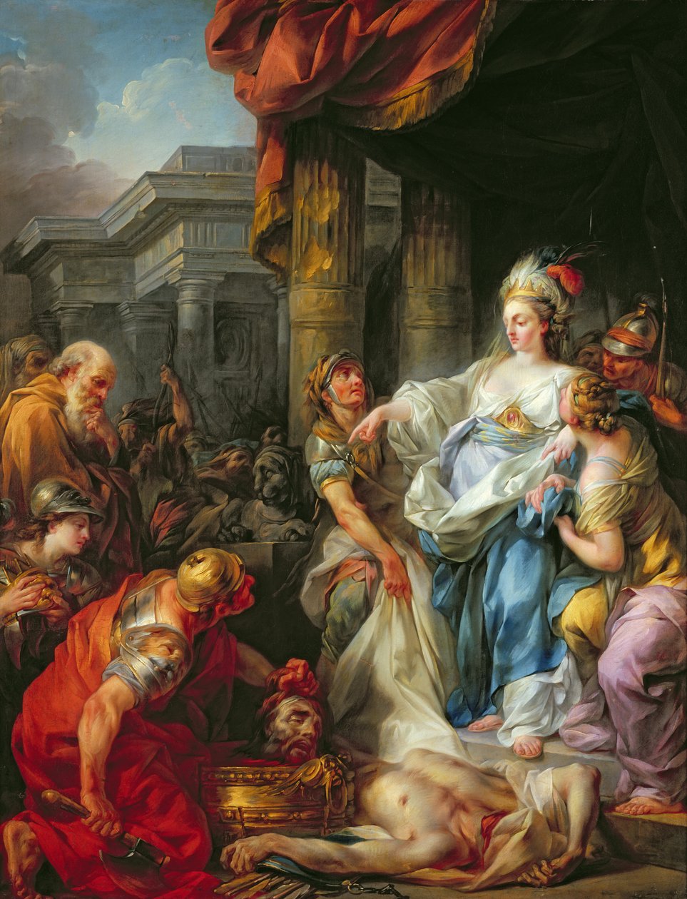 Stětí Kýra II. (600–530 př.n.l.) od Jean Simon Berthelemy