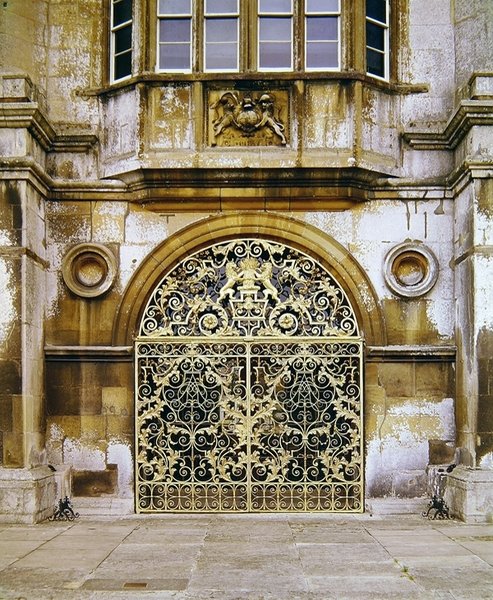 Brána z Burghley House, 1710 od Jean Tijou