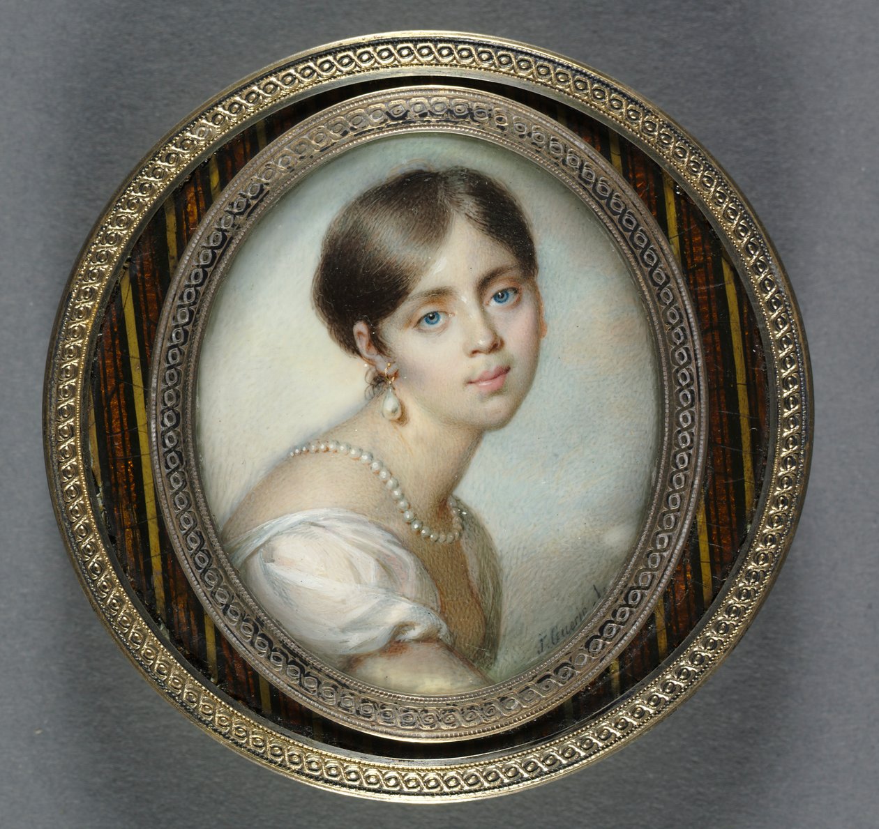 Portrét mladé ženy v bílém, 1805. od Jean Urbain Guerin