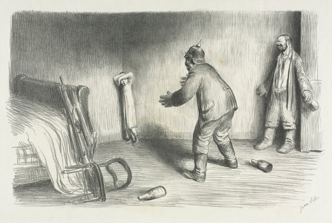 Perdue, 1914. od Jean Veber