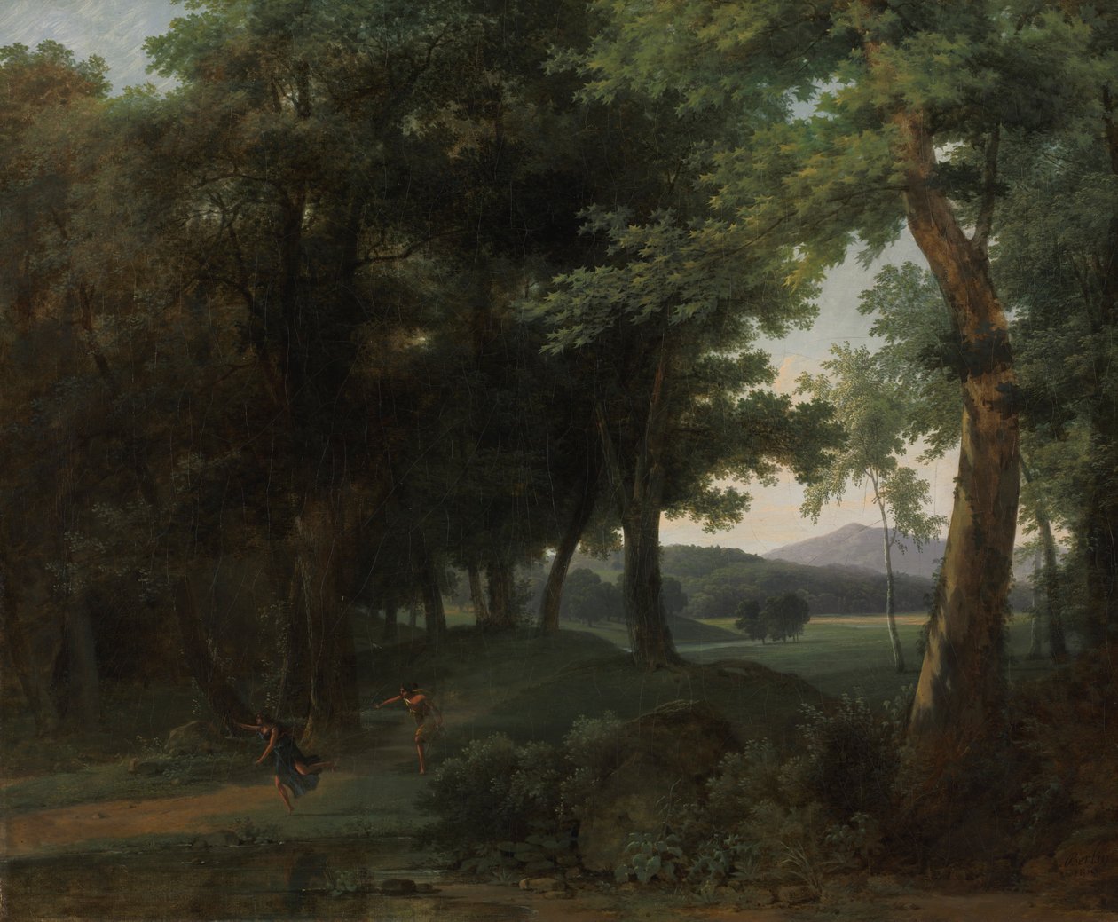 Les s Apollónem a Dafné, 1810. od Jean Victor Bertin