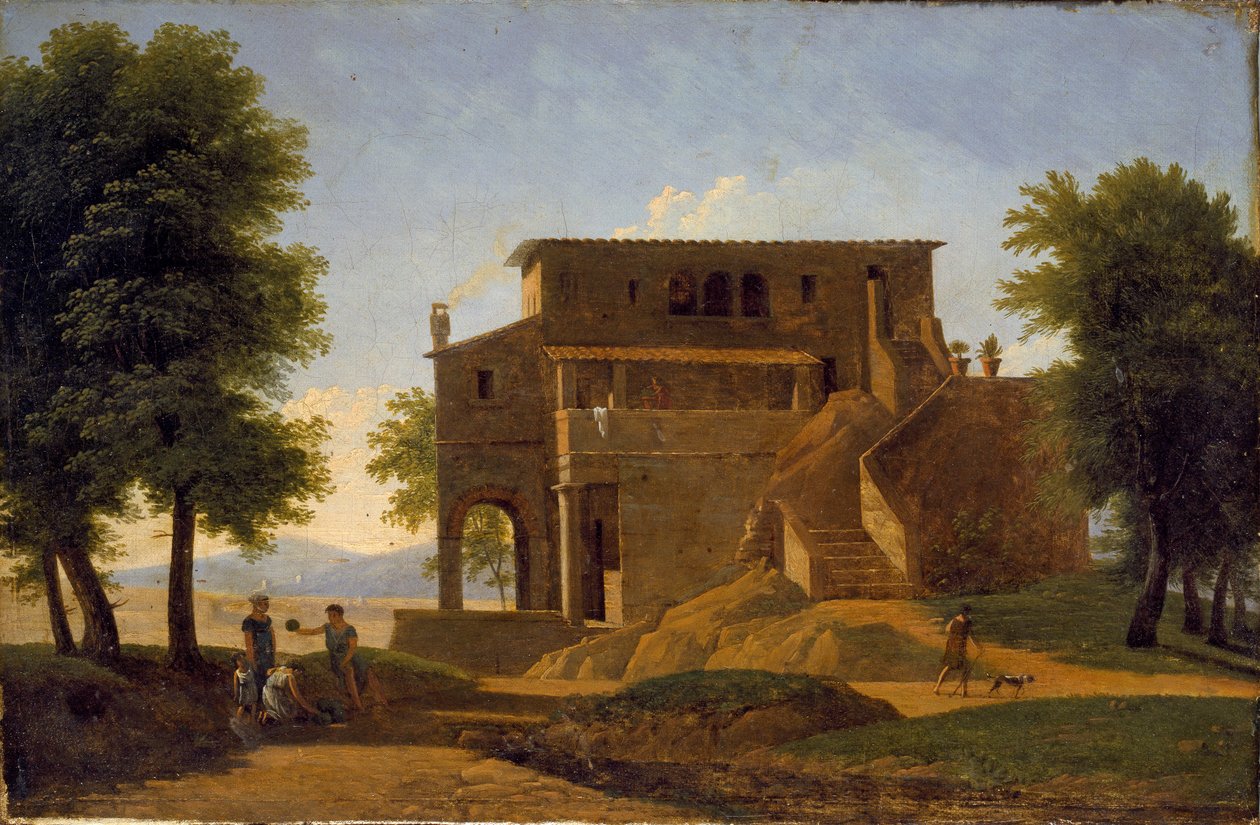 Italská vila z počátku 19. století od Jean Victor Bertin