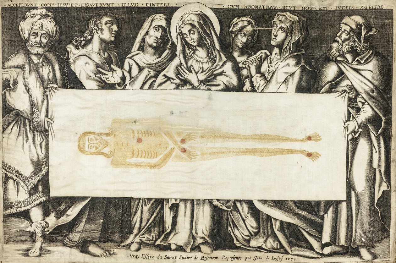 Svatý rubáš z Besançonu, 1634 od Jean de Loisy