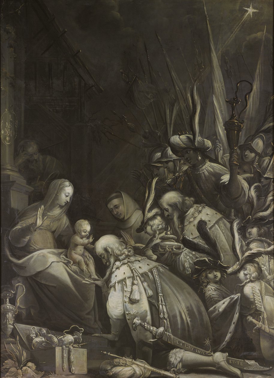 Klanění tří králů, 1636 od Jean de Saint Igny