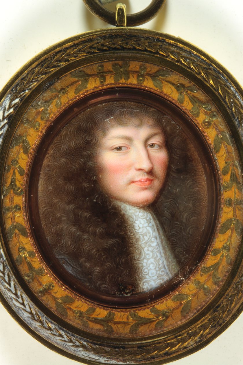 Louis XIV, král Francie (smalt) od Jean the Elder Petitot