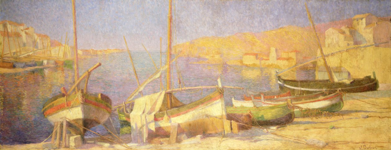 Přístav Collioure, odpoledne od Jeanne Dubut