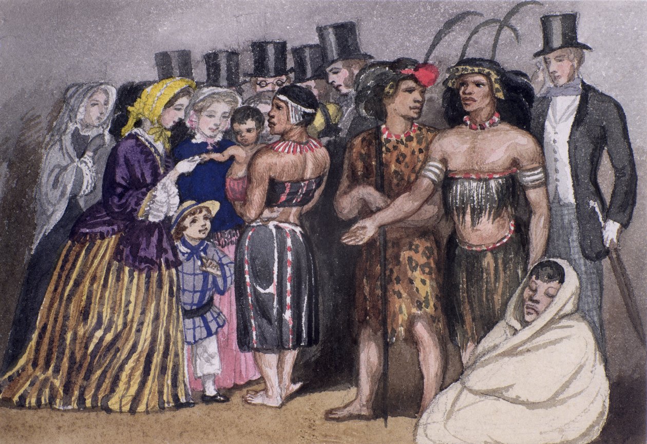 Setkání se Zuly v Londýně, 1853 od Jemima Blackburn