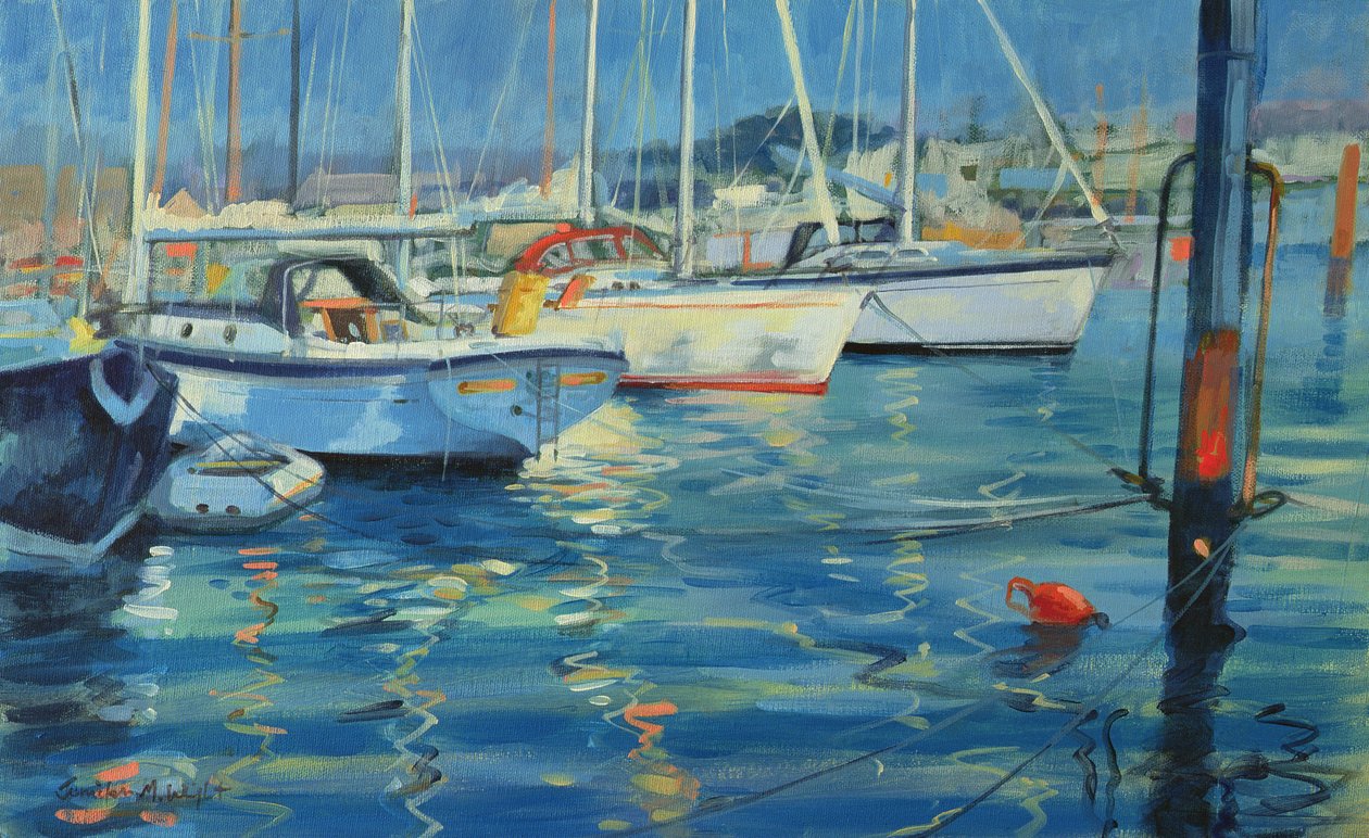 Isle of Wight - Yacht Reflections, 2010 od Jennifer Wright