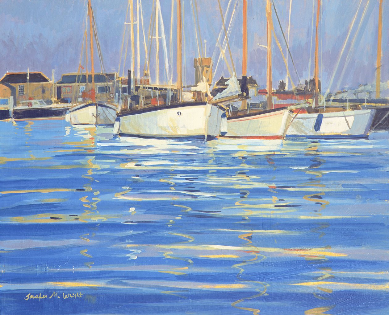 Isle of Wight Old Gaffers, 2000 od Jennifer Wright