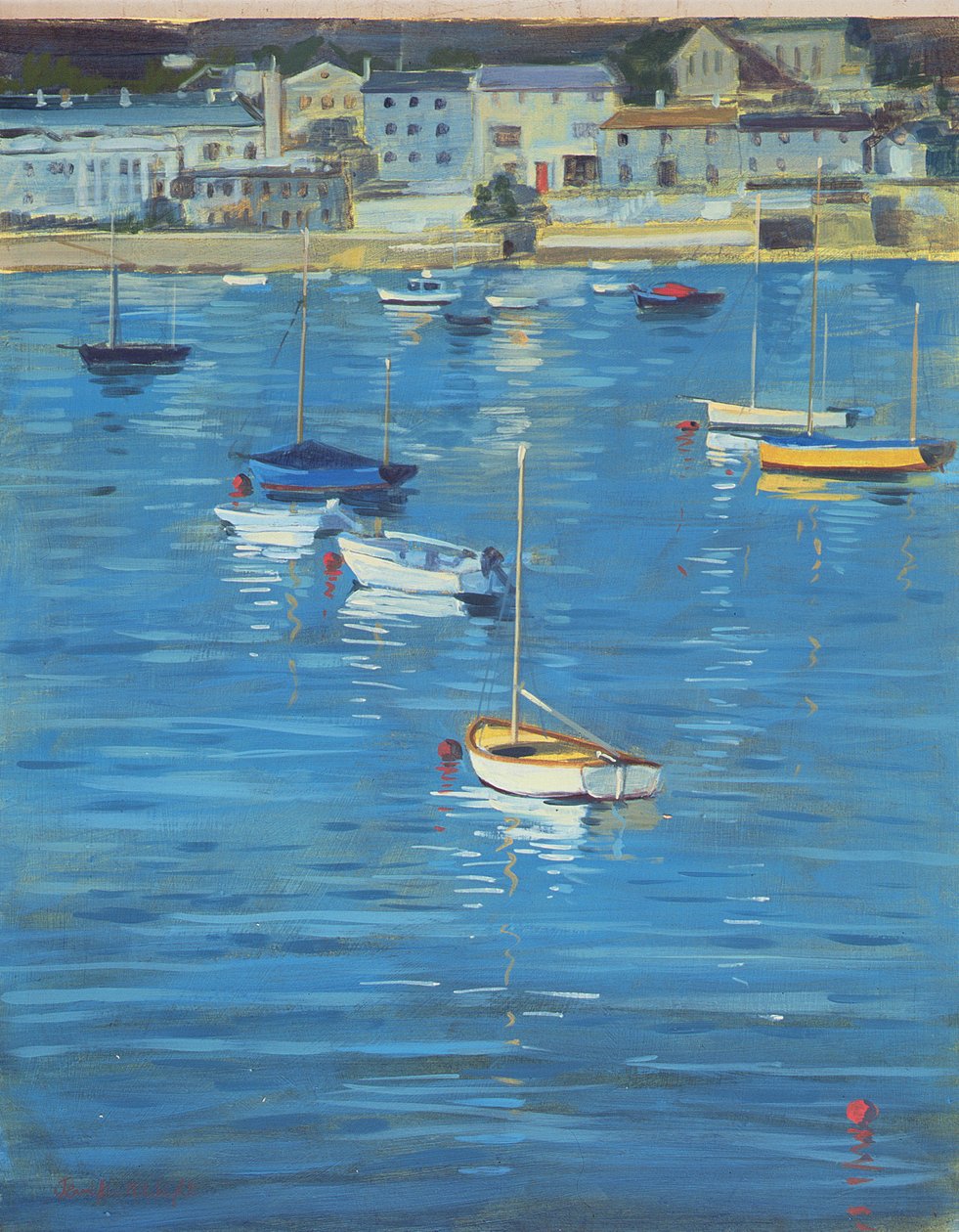 Salcombe, Jiskřivé ráno, 2002 od Jennifer Wright