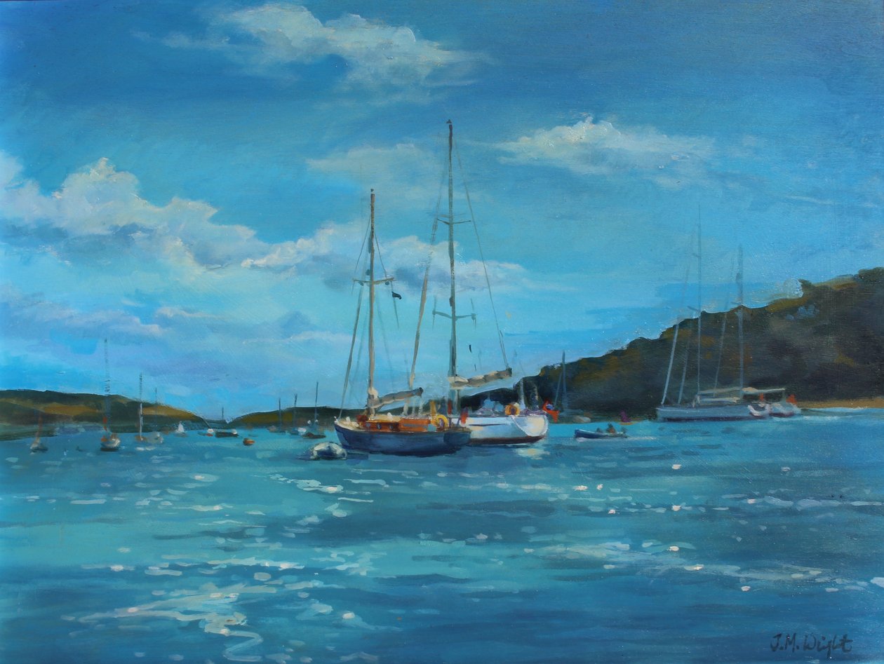 Salcombe Yachts, Perfect Day od Jennifer Wright