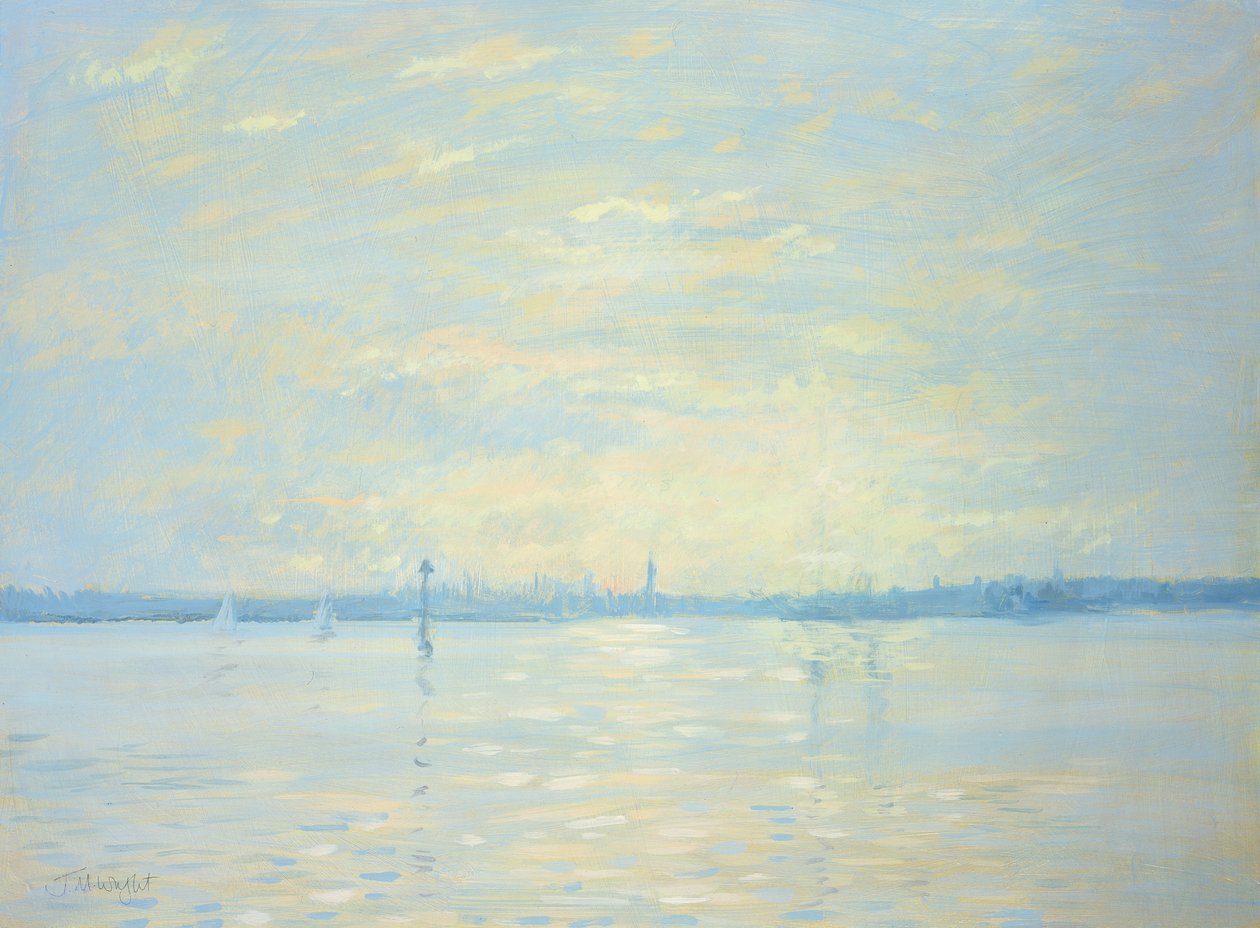 Southampton Water, Západ slunce, 1999 od Jennifer Wright