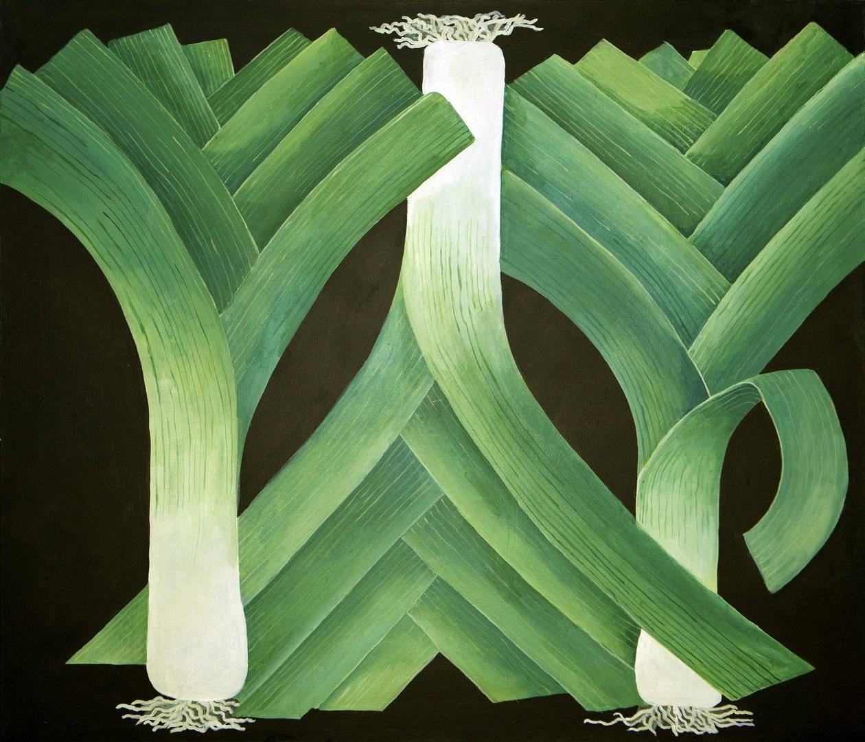Pór, 2014 (akryl na plátně) od Jennifer Abbott