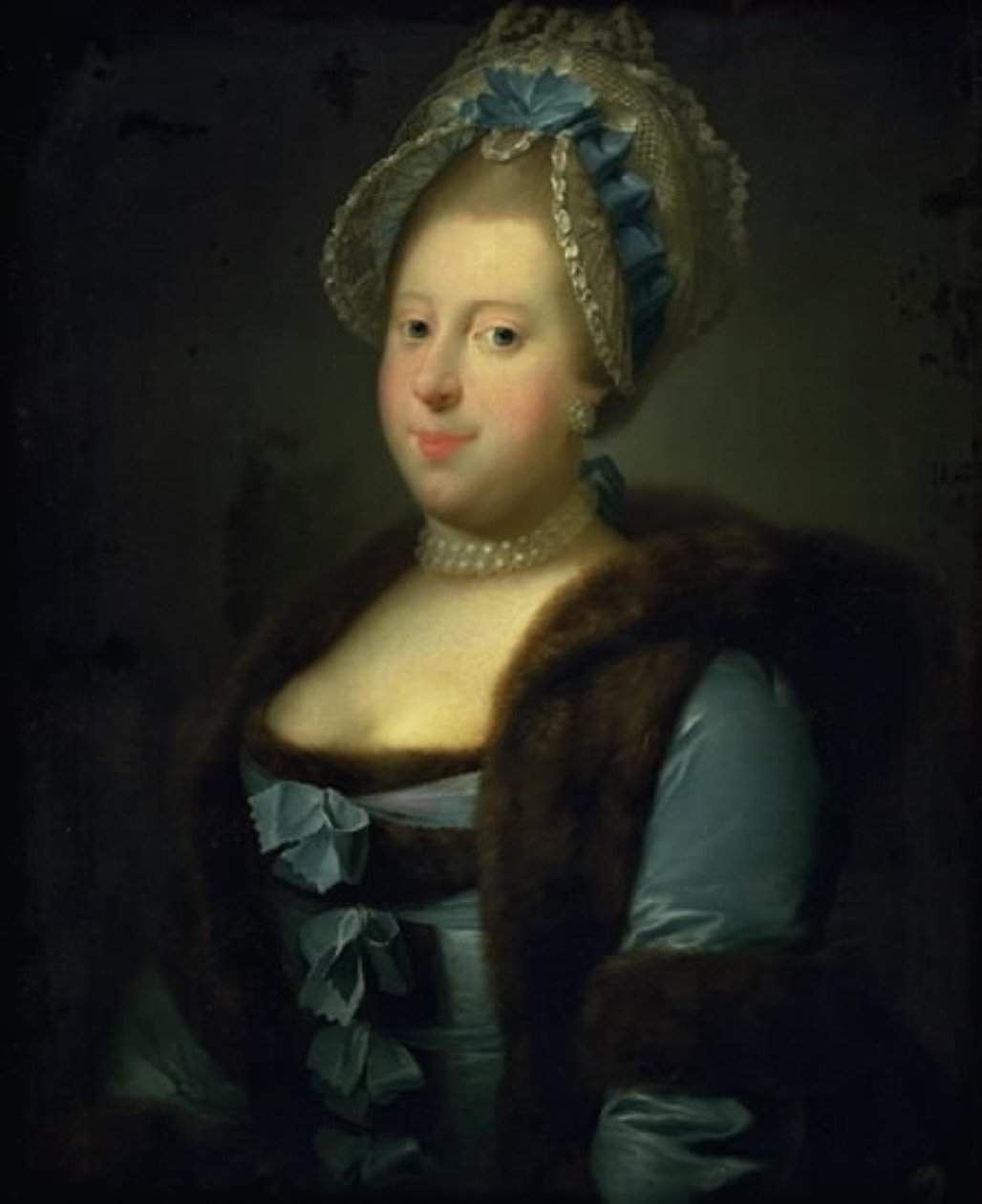 Caroline Mathilde, královna Christiana VII od Jens Juel