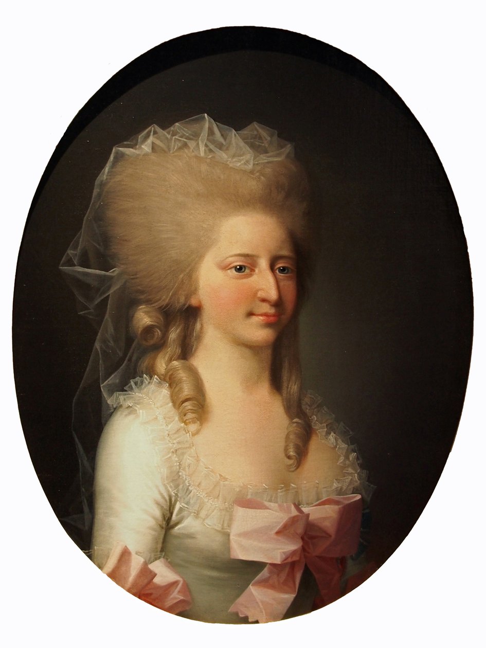 Luise Auguste v Dánsko Residence Museum Celle od Jens Juel