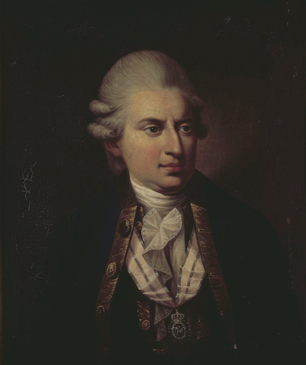 Portrét hraběte Johanna Friedricha Struensee (1737-1772) (olej na plátně) od Jens Juel