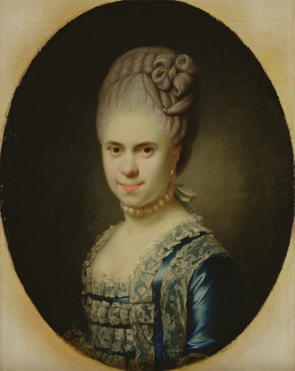Portrét Dorothea Maria Lienau, 1772 (viz 149184 pro pár) od Jens Juel