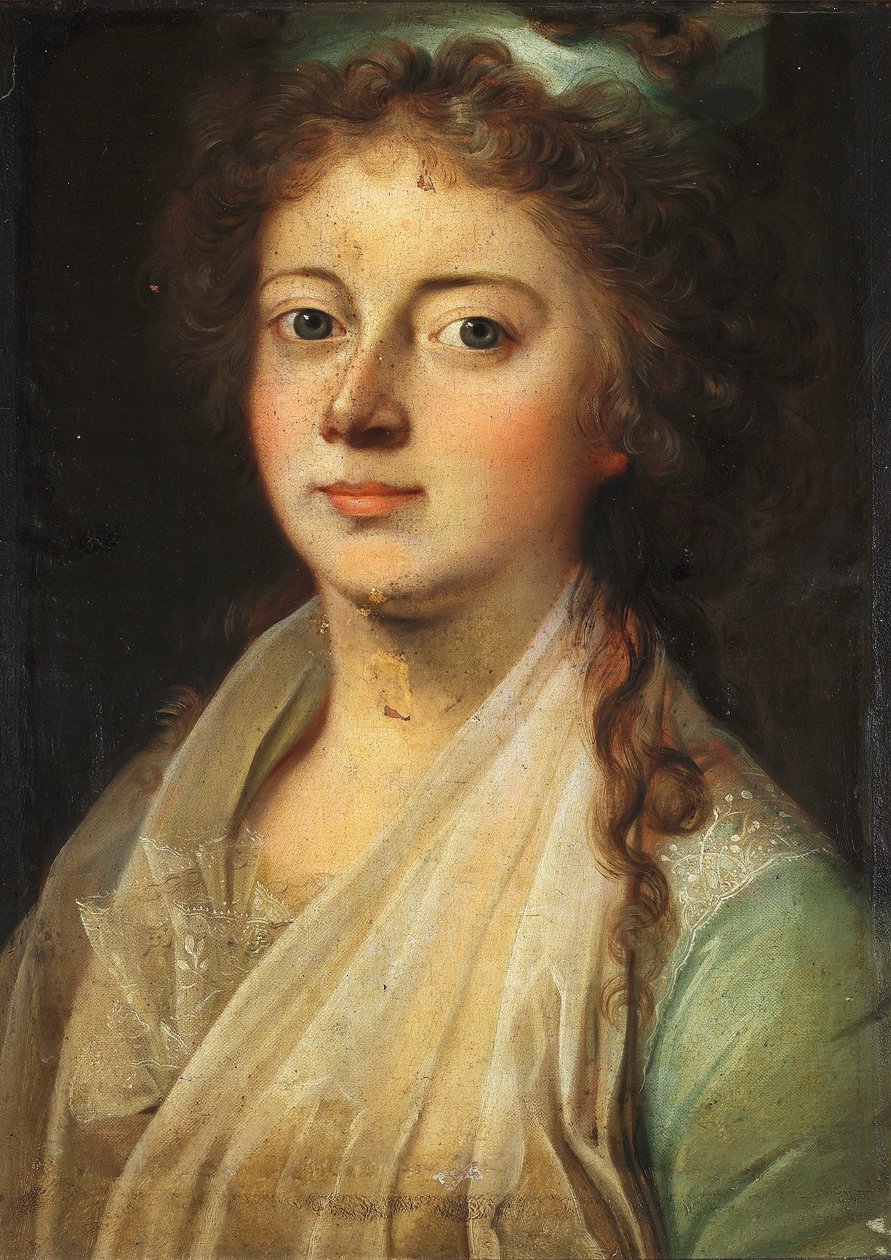 Portrét královny Marie Sophie Frederikke, provdané za Frederika VI. od Jens Juel