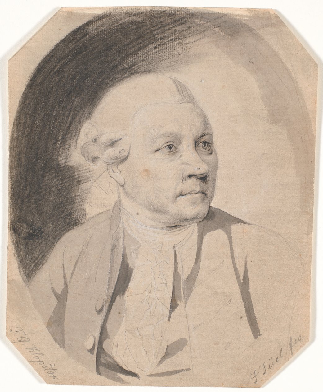 Portrét básníka F.G. Klopstock (1724-1803) od Jens Juel