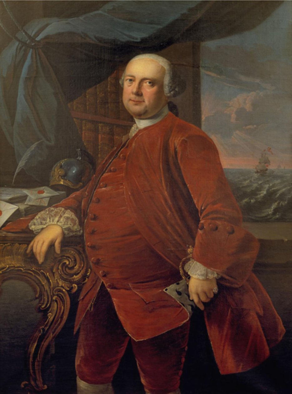 Poštmistr Frederik Carl Harboe (?) od Jens Juel