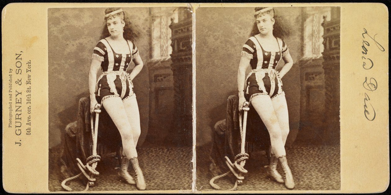 Leona Dare, 1869-74 (albumenový tisk) od Jeremiah Gurney