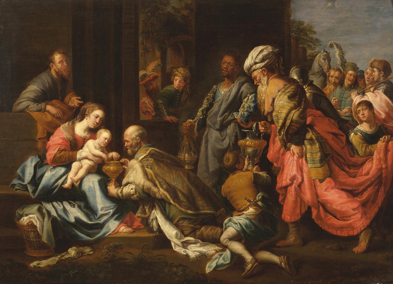 Adoration of the Kings, po van Loonovi od Jeremias Majer