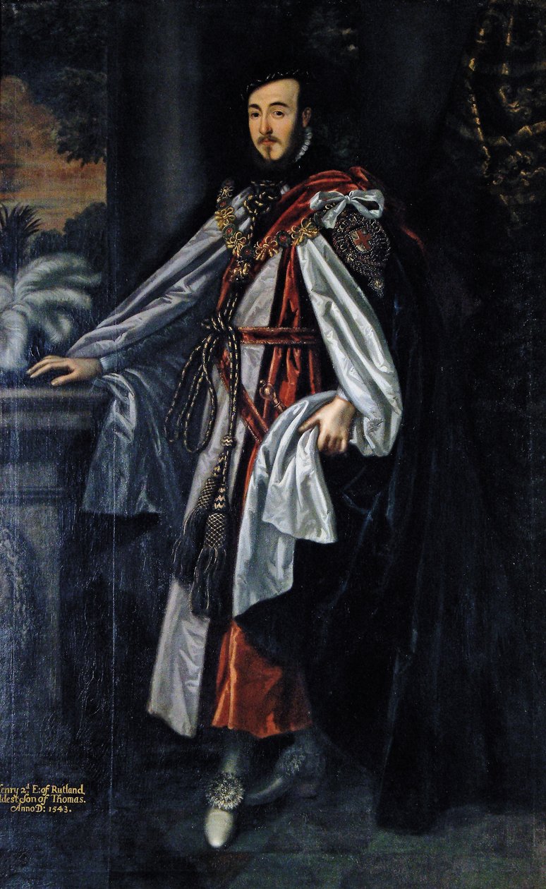 Henry Manners, 2. hrabě z Rutlandu, kolem roku 1675 od Jeremias van der Eyden