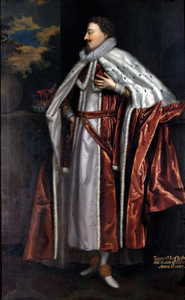 Roger Manners, 5. hrabě z Rutlandu (1576-1612), kolem 1675 od Jeremias van der Eyden