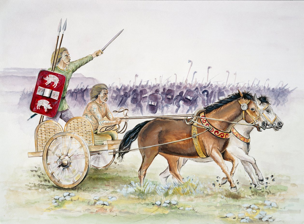 Keltský vůz, doba železná, c1990-2010 od Jeremy Richards