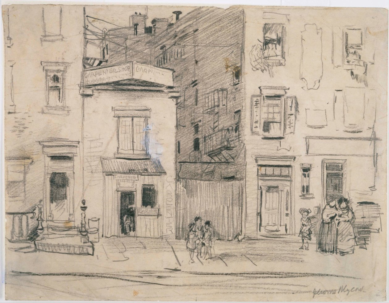 East 22. ulice, New York od Jerome Myers