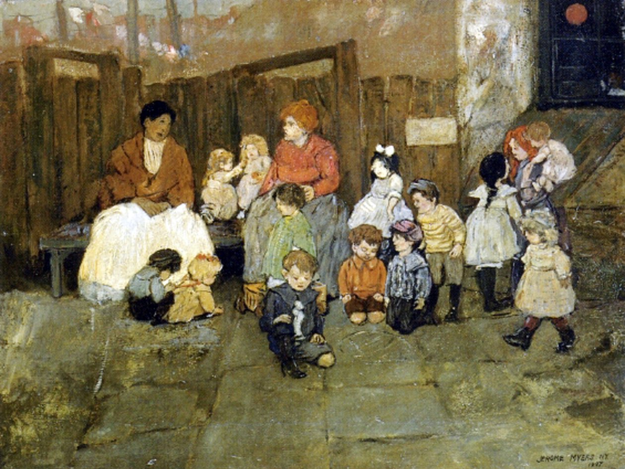 Děti ulice, 1907 od Jerome Myers