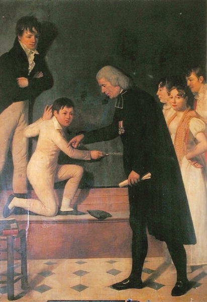 Abbe Roch-Ambroise Cucurron Sicard (1742-1822) Výuka dětí znakový jazyk (olej na plátně) od Jérôme Martin Langlois