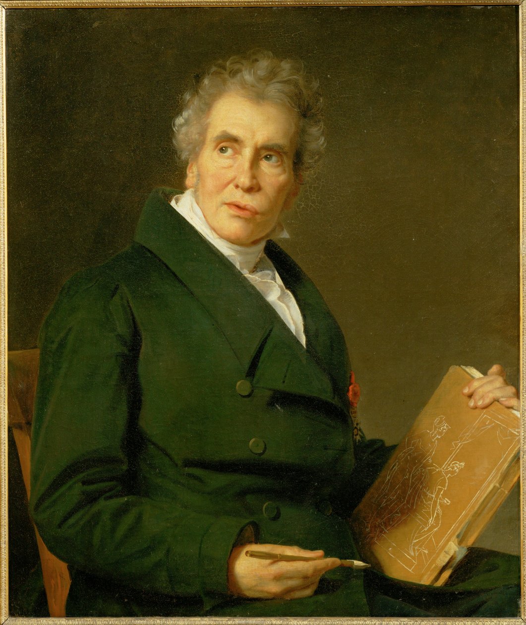 Portrét malíře Jacquese Louise Davida, věk ... od Jérôme Martin Langlois
