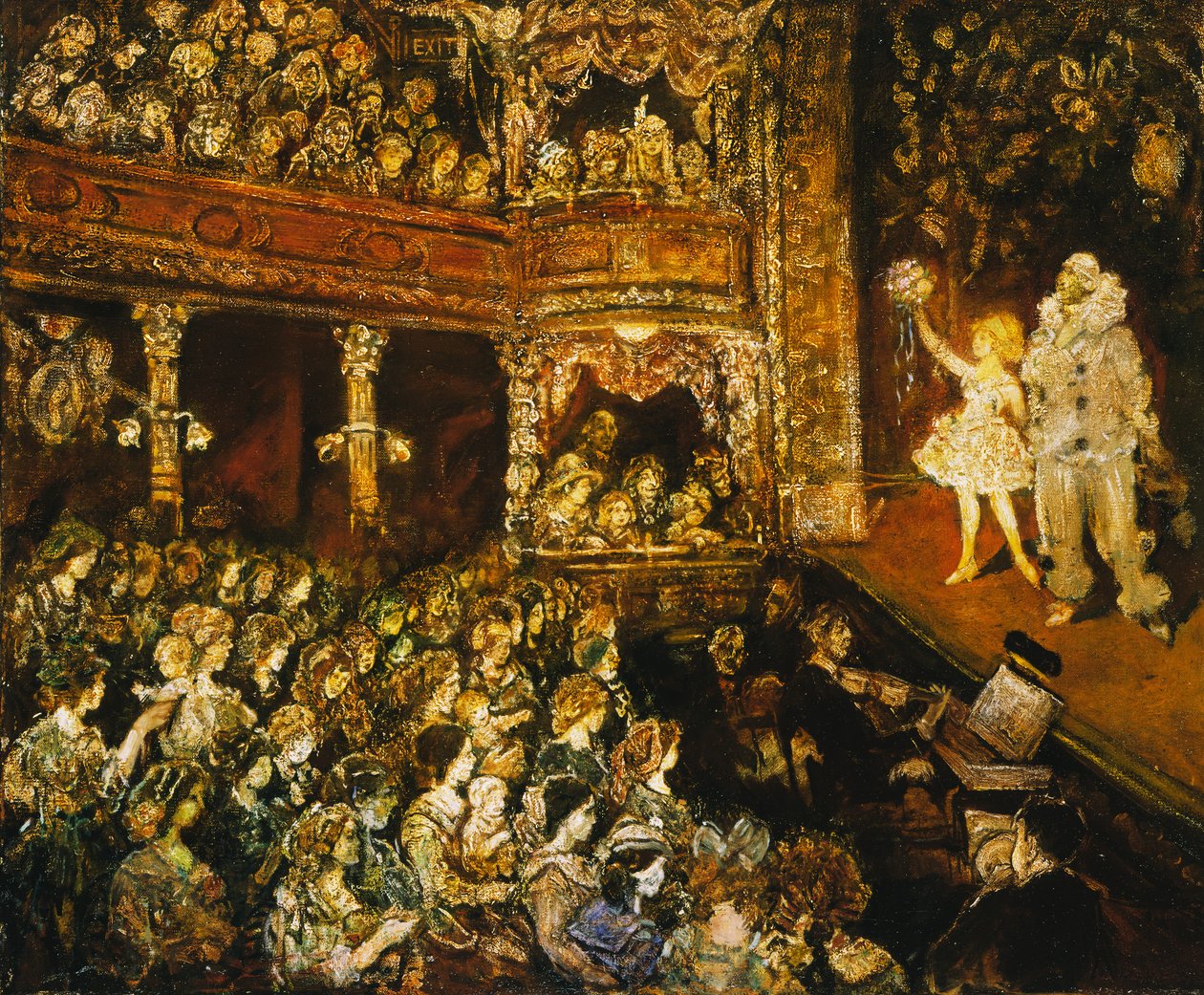 Dětské divadlo, c.1925 od Jerome Myers