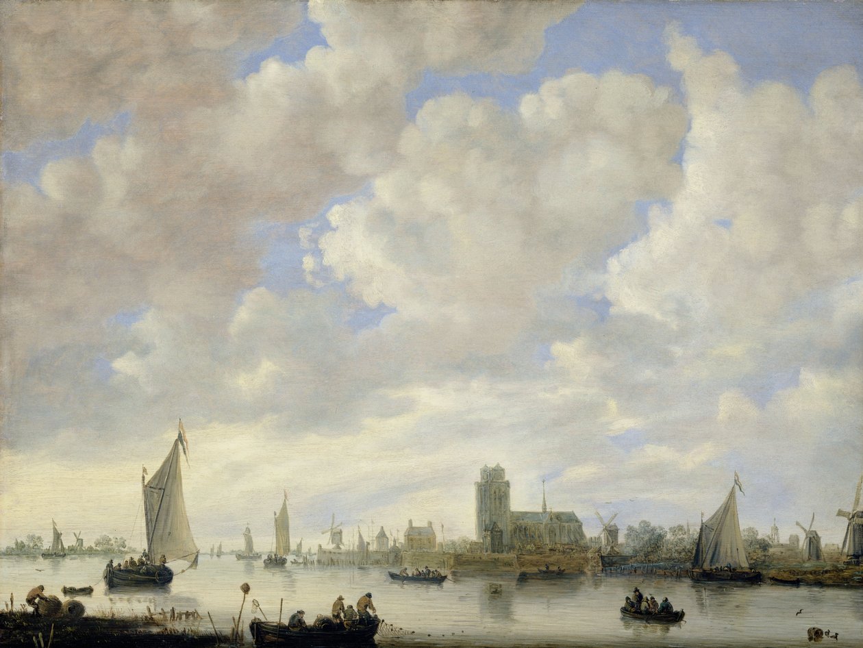 Pohled na Merwede v Dordrechtu, c.1660 od Jeronimus van Diest