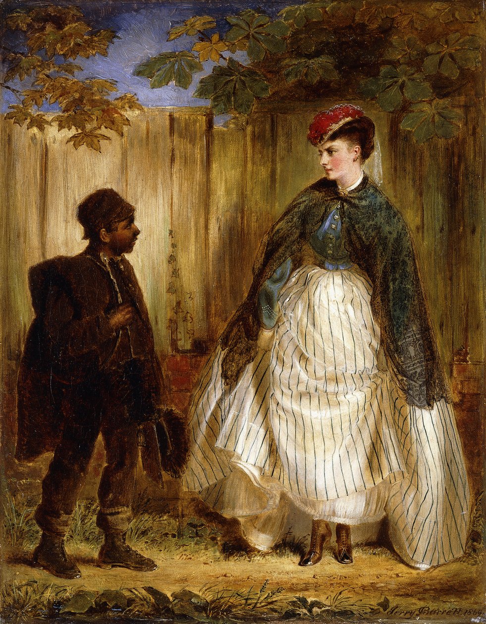 Příliš blízko pro pohodlí, 1869 od Jerry Barrett