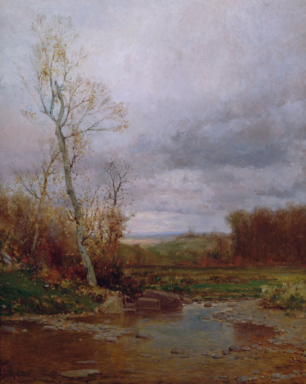Říční krajina, 1880 od Jervis McEntee